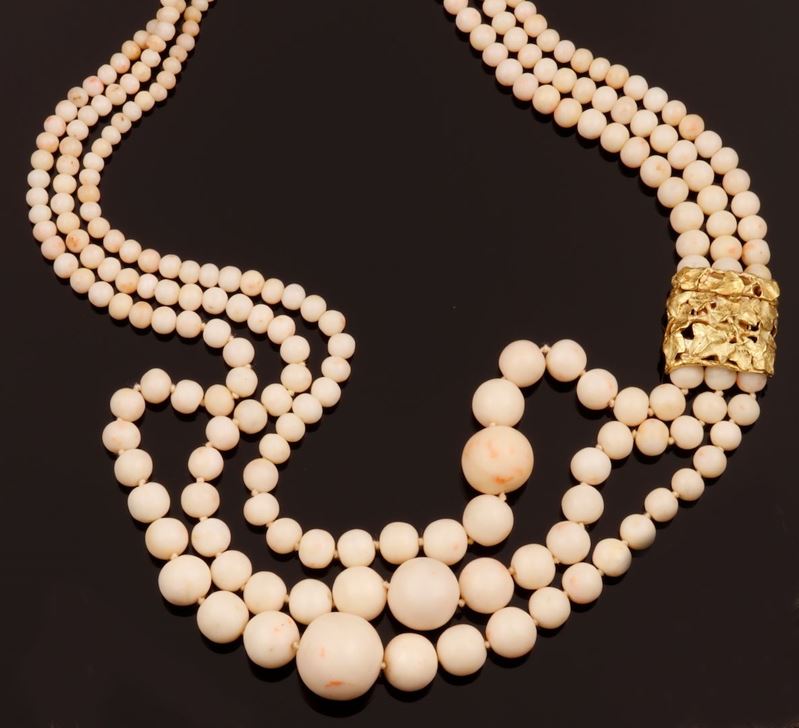 Coral necklace  - Auction Fine Coral Jewels - Cambi Casa d'Aste