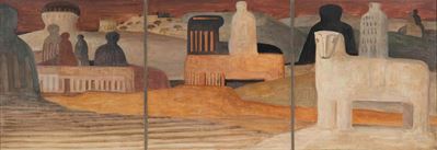 Salvatore Fiume (1915-1997)isola di Statue, 1953