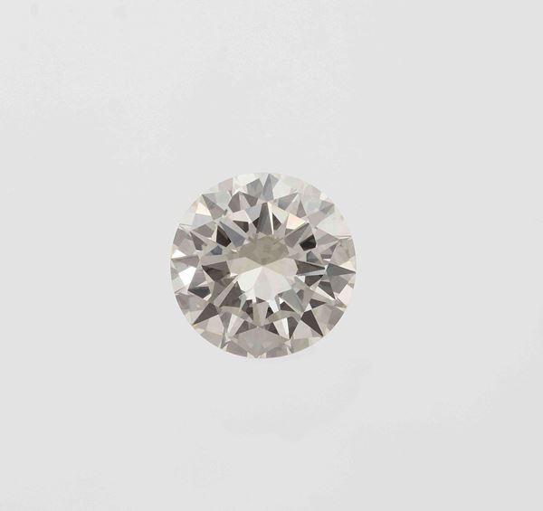 Unmounted brilliant-cut diamond weighing 6.00 carats