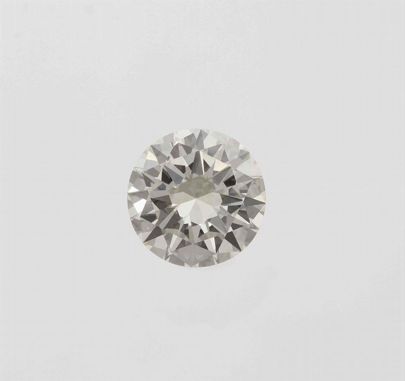 Unmounted brilliant-cut diamond weighing 6.00 carats  - Auction Fine Jewels - Cambi Casa d'Aste