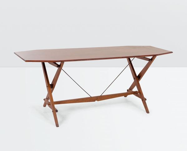 Franco Albini, a Cavalletto TL2 table. Poggi Prod., Italy, 1950 ca.