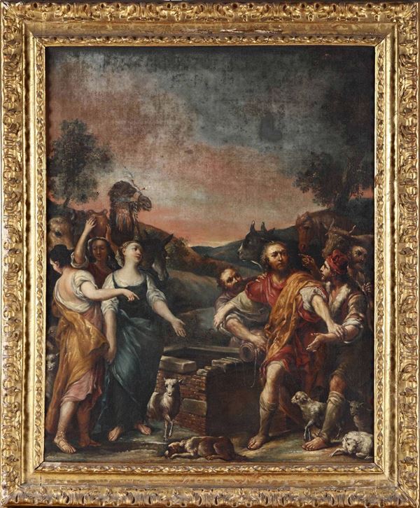 Giuseppe Maria Crespi (Bologna 1665-1747) Rachele al pozzo
