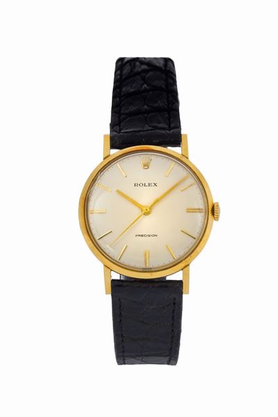 Rolex, Precision. Orologio da Polso, in Oro Giallo 18k con Fibbia Originale.