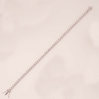 Bracciale Tennis con Diamanti Taglio Brillante per Ct 2,70 Circa