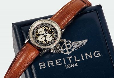 Breitling, Geneve, Navitimer-cosmonaute, Ref. A12019. Orologio da Polso, Cronografo, in Acciaio, ...