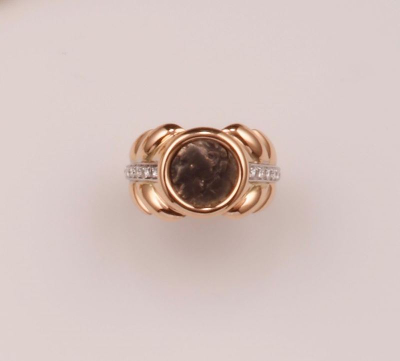 Anello con moneta e diamanti  - Auction Vintage, Jewels and Watches - Cambi Casa d'Aste
