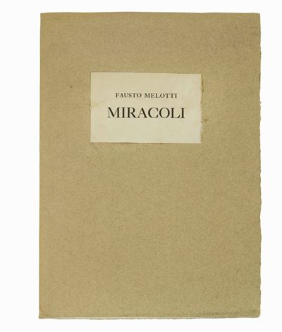 Fausto Melotti (1901-1986)miracoli, 1980