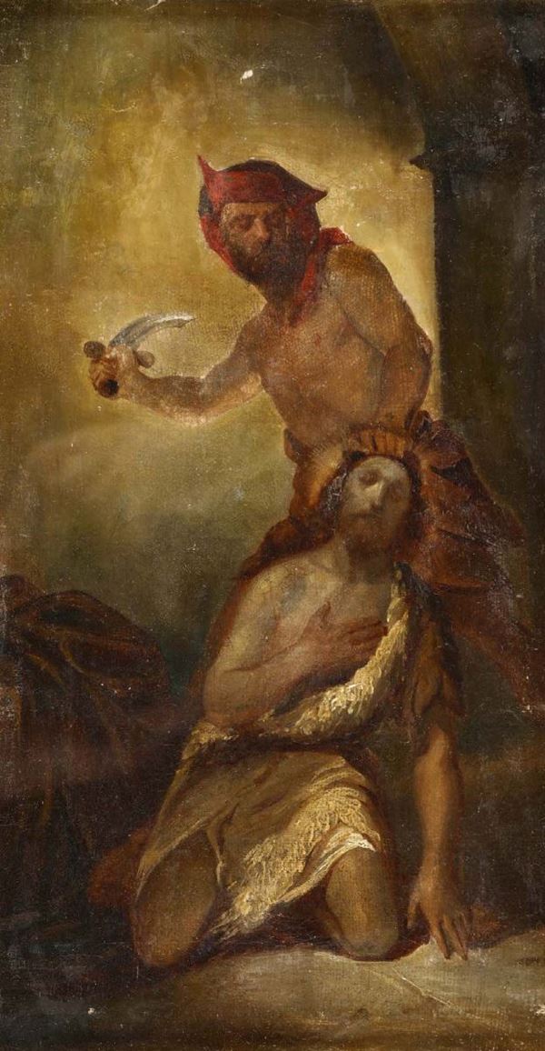 Pittore del XIX-XX secolo Sacrificio