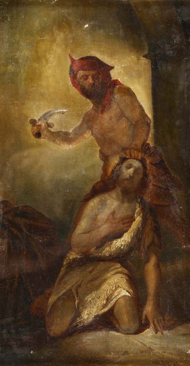 Pittore del XIX-XX secolo Sacrificio  - Auction 19th and 20th Century Paintings - Cambi Casa d'Aste
