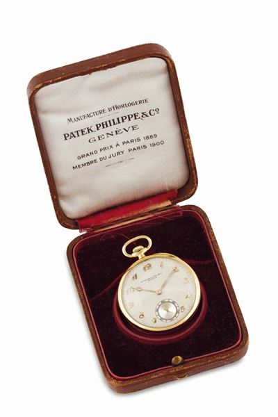 Patek Philippe, Geneve, Movement No. 813687, Case No. 291929. Orologio da Tasca, in Oro Giallo 18...