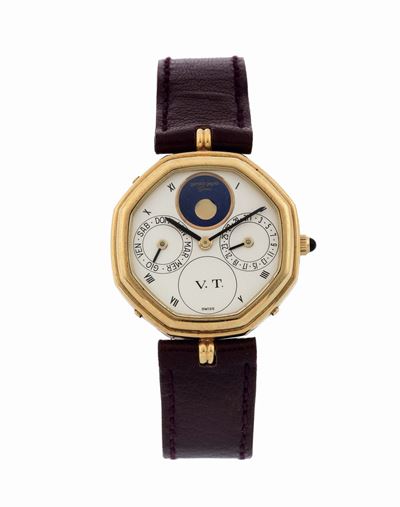 Gerald Genta, Genève, Automatic , Day-date Moon, per Cusi, Ref. G 2747.4. Orologio da Polso, di F...