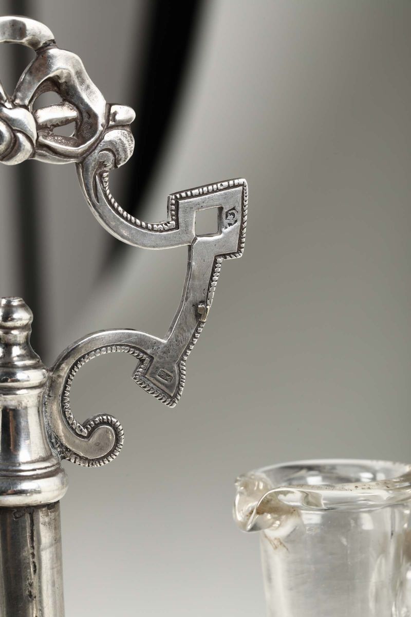 Oliera in Argento Fuso, Sbalzato e Cesellato. Genova, Marchio della Torretta per L’anno 1794, Bol...