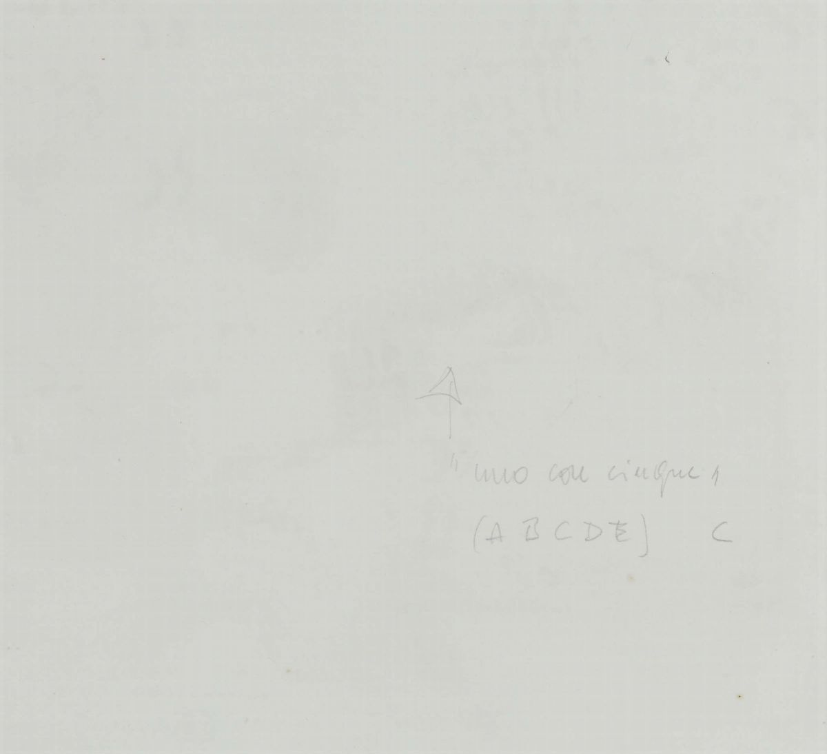 Marco Gastini (1938)uno con Cinque, 1974