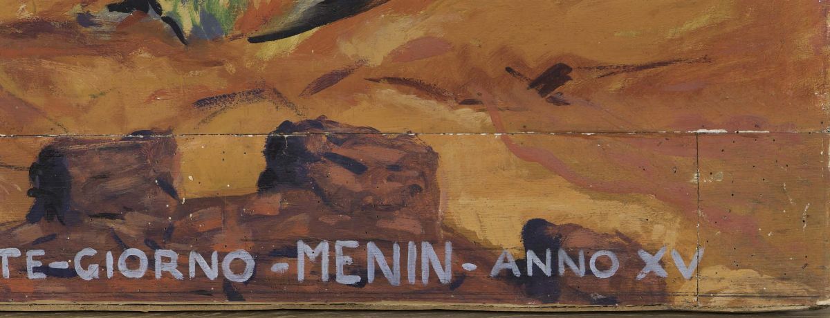 Mario Menin (1896-1961)simultaneità di Marcie di Notte-giorno nel Tembien, 1936