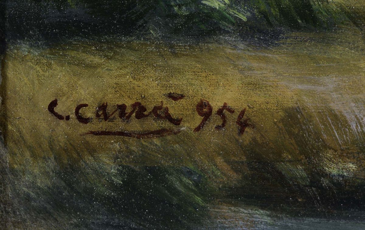 Carlo Carrà (1881-1966)senza Titolo, 1954