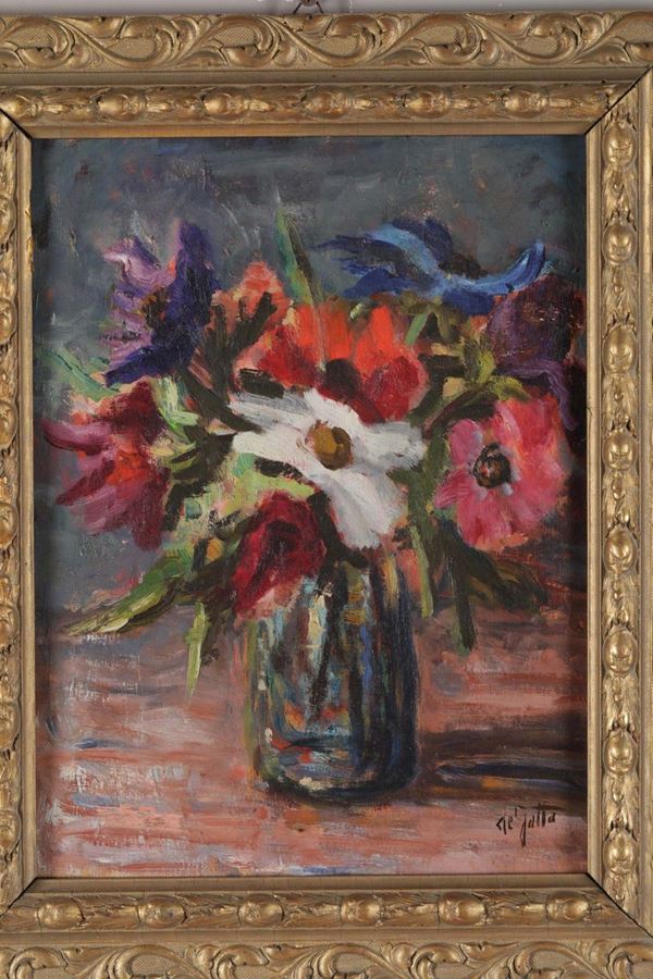 Luigi De Jatta (1903 - 1969) Vaso di fiori