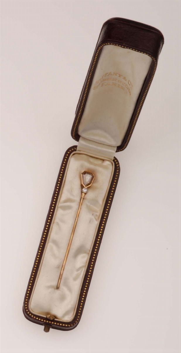 Tiffany & Co. Spillone da cravatta con diamante  - Asta Fine Jewels - Cambi Casa d'Aste