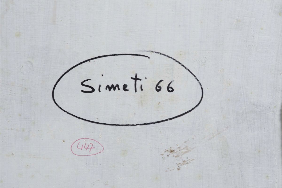 Turi Simeti (1929)un Ovale Nero, 1966