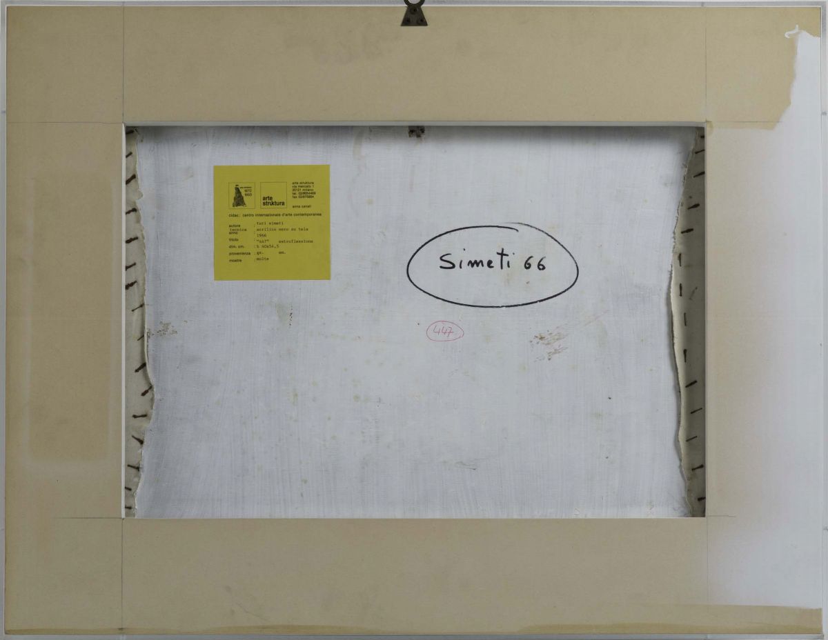Turi Simeti (1929)un Ovale Nero, 1966