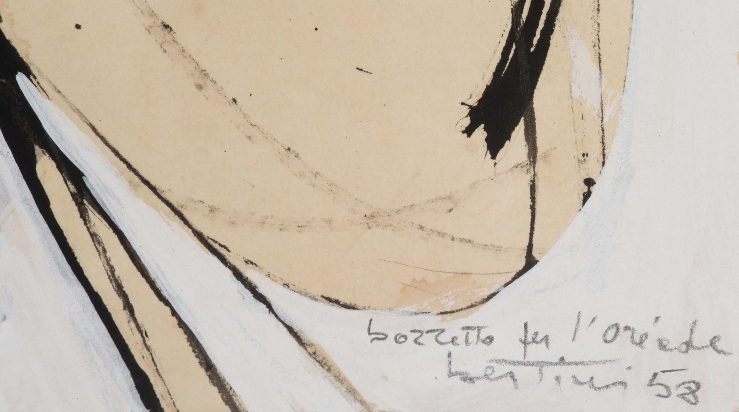 Gianni Bertini - Bozzetto per L'oréade