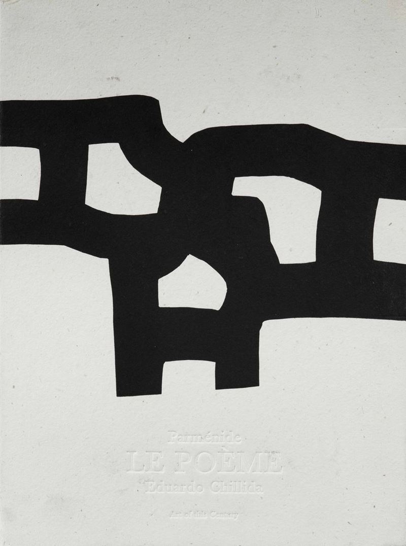 Eduardo Chillida (1924-2012)parminedes: le Poème, 1999