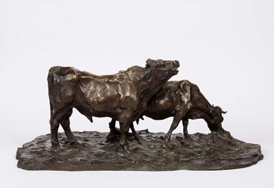 Rembrandt Bugatti (1884-1916)taureau Et Sa Vache, 1902