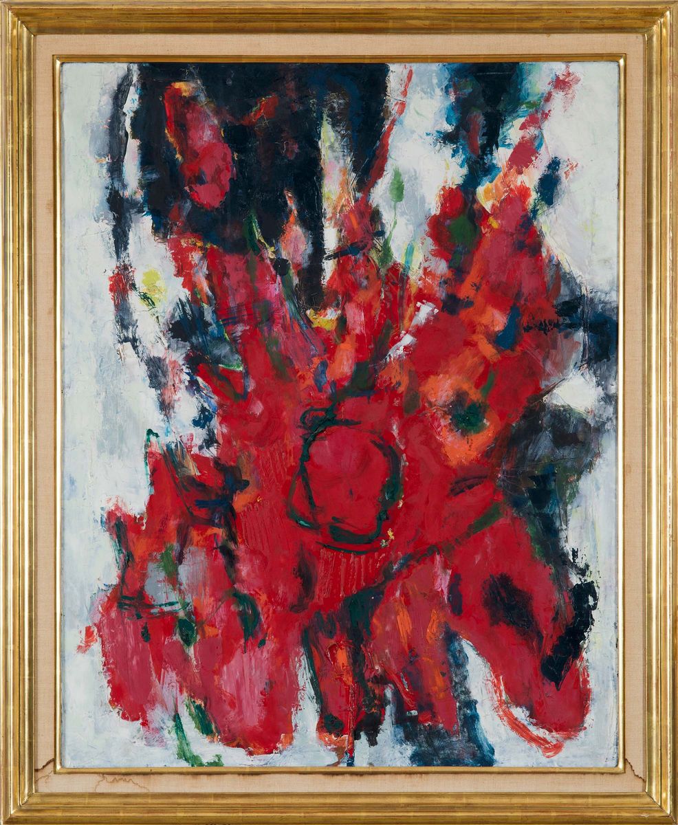 Renato Birolli (1905-1959)energia di Rosso, 1958