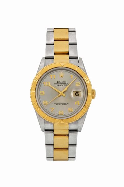 Rolex, Oyster Perpetual Datejust, Superlative Chronometer Officially Certified, Turn-o-graph, Cas...