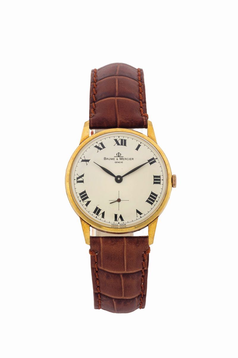 Baume & Mercier, Ref. 35093. Fine, 18K yellow gold wristwtch. Made circa 1970  - Auction Watches and Pocket Watches - Cambi Casa d'Aste