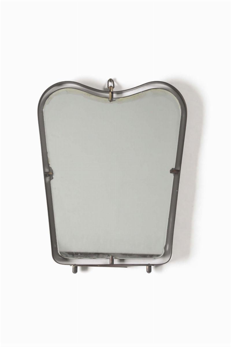 Specchio con cornice in ottone.  - Asta Design I - Cambi Casa d'Aste