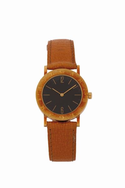 Bulgari. Orologio da Polso, in Oro Giallo 18k, al Quarzo con Fibbia Originale in Oro. Realizzato ...
