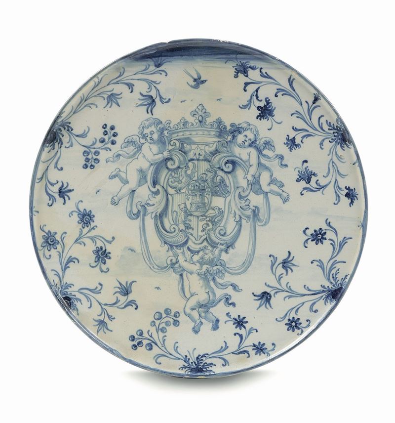 Alzata Pavia, fine XVII - inizio XVIII secolo  - Auction Majolica and Porcelains - II - Cambi Casa d'Aste