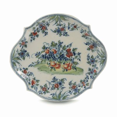 Vassoio Lodi, Fabbrica Coppellotti, 1740-1745 Circa