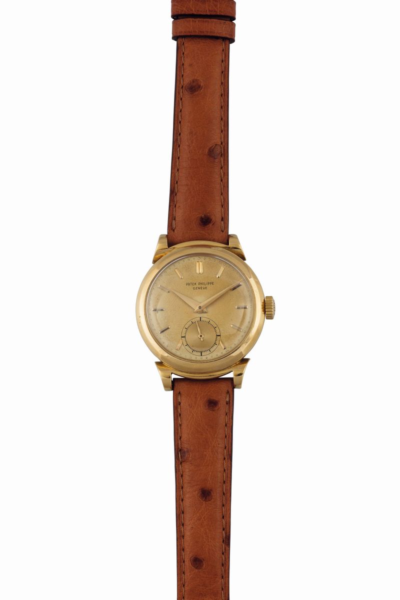 Patek Philippe & Co, Genève, No. 938899, Anse a Corno, Cassa No. 670906, Ref. 1491. Raro Orologio...