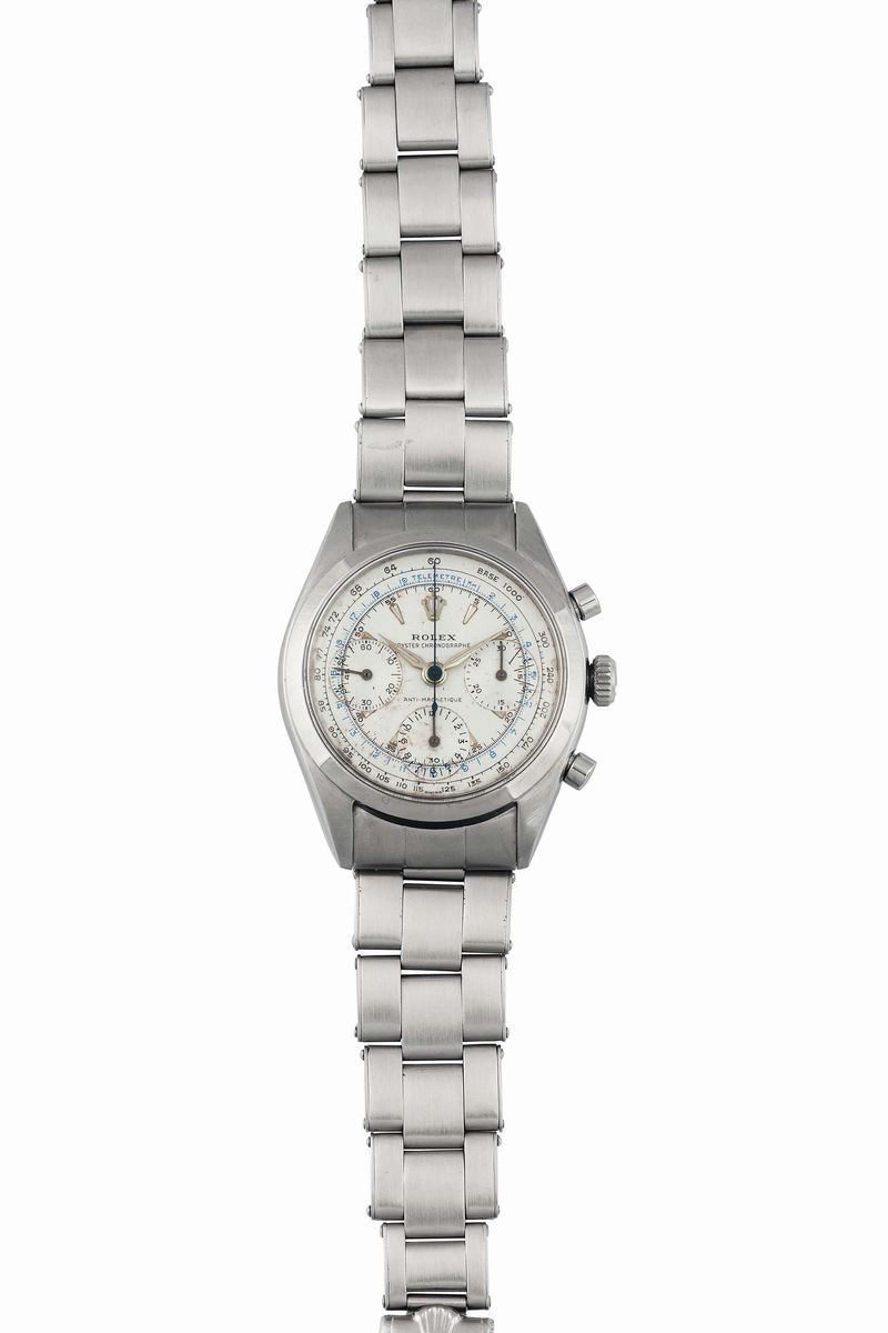Rolex, Oyster Chronographe, Anti-magnetique, Cassa No. 530400, Ref. 6234. Raro, Orologio da Polso...