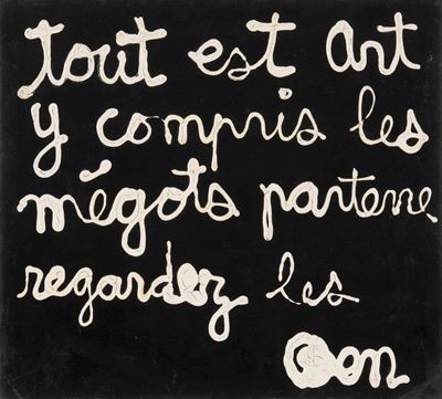 Benjamin Vautier (1935)tout Est Art, 1970