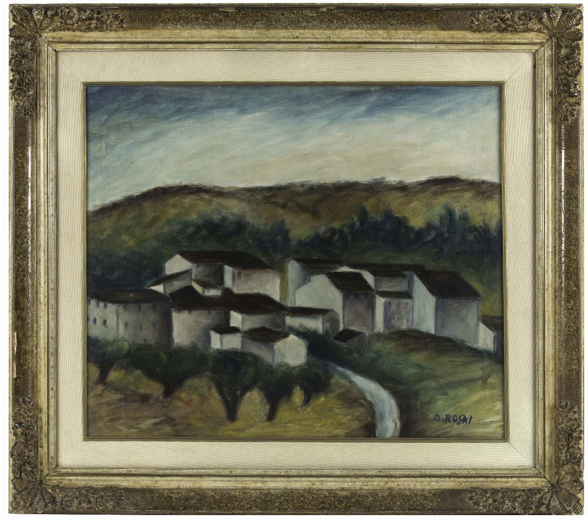 Ottone Rosai (1885 - 1957)paesaggio, 1943