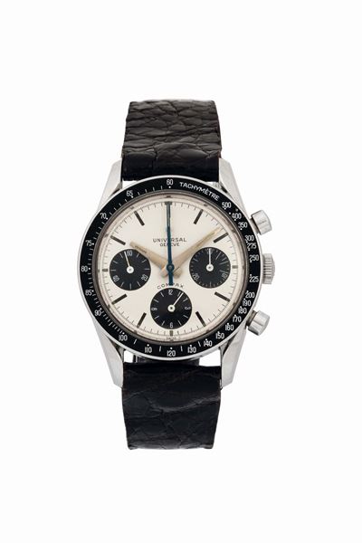 Universal, Genève, Cassa No. 2354948, Ref. 885103/02. Orologio da Polso, in Acciaio, Impermeabile...