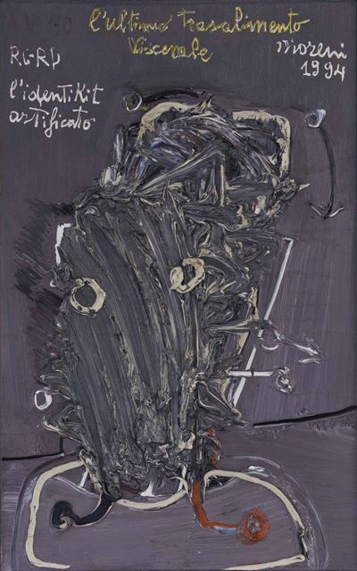 Mattia Moreni (1920-1999)“L’ultimo Trasalimento Viscerale” Autoritratto N. 110, 1994