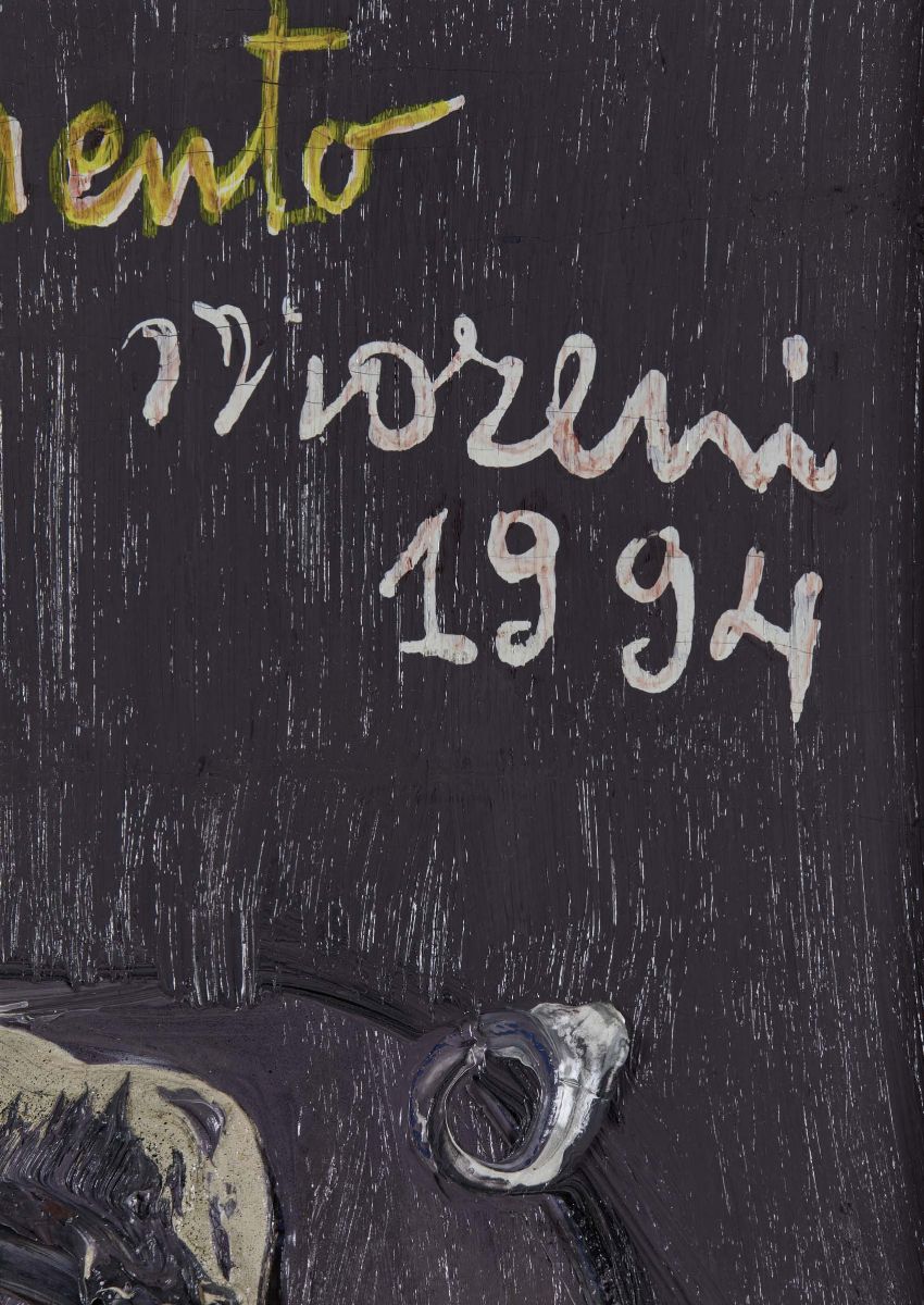 Mattia Moreni (1920-1999)“L’ultimo Trasalimento Viscerale” Autoritratto N. 110, 1994