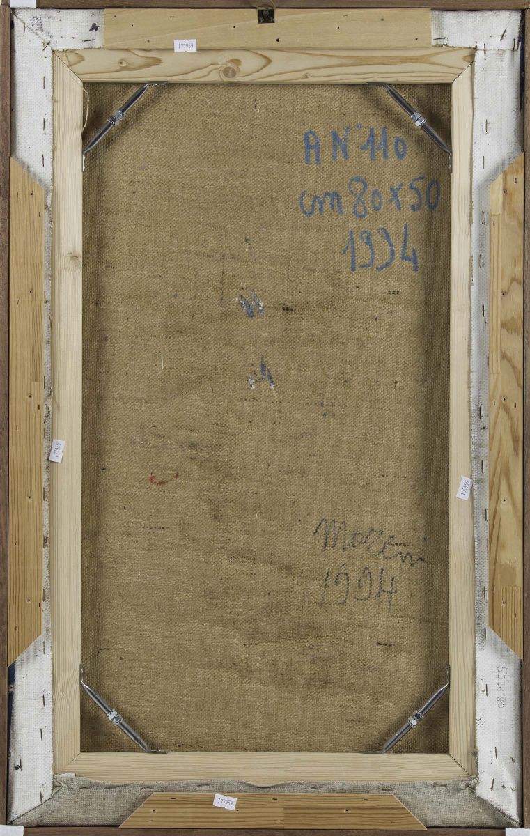 Mattia Moreni (1920-1999)“L’ultimo Trasalimento Viscerale” Autoritratto N. 110, 1994