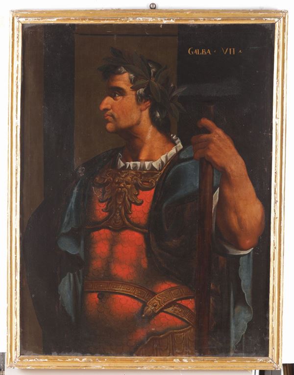 Scuola del XVIII secolo Ritratto di Galba