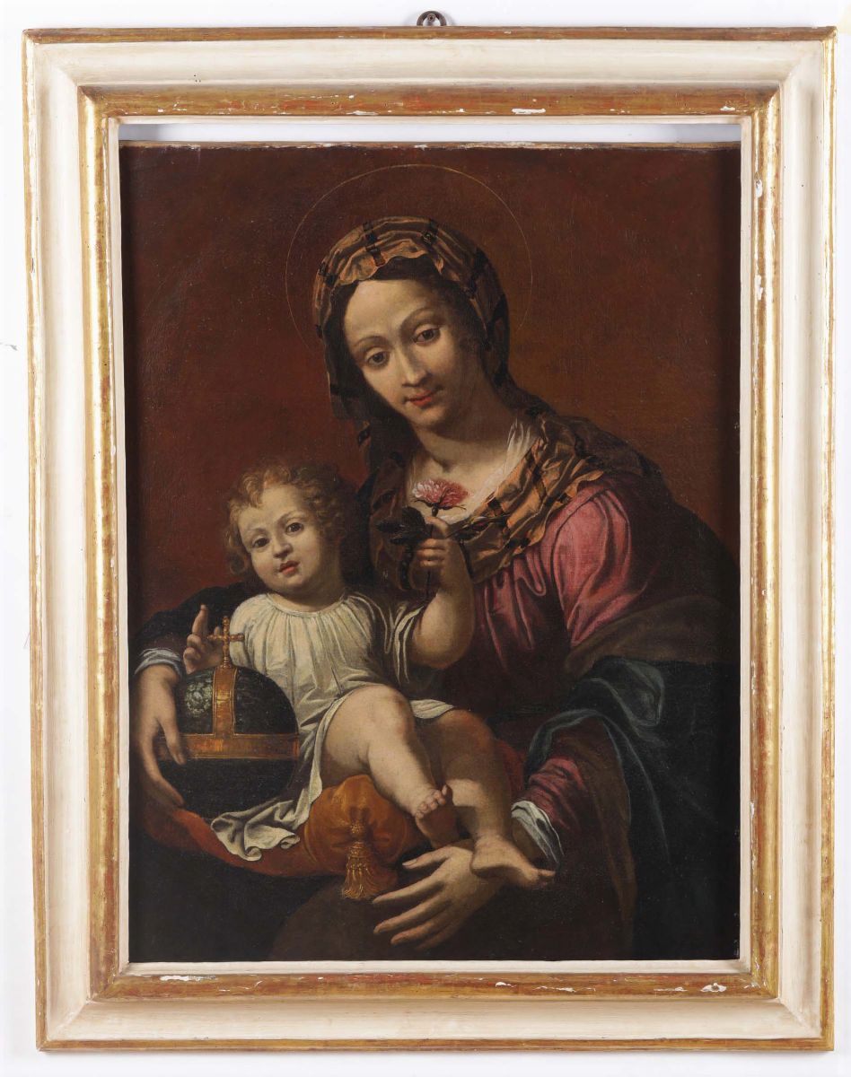 Scuola Toscana del XVII Secolomadonna con Bambino