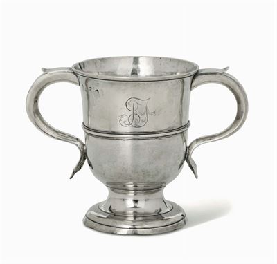 Boccale in Argento Sbalzato e Cesellato, Londra 1744 Argentieri R. Jurney e T. Cook (?)