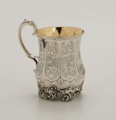 Boccale in Argento Fuso e Cesellato, Londra 1800