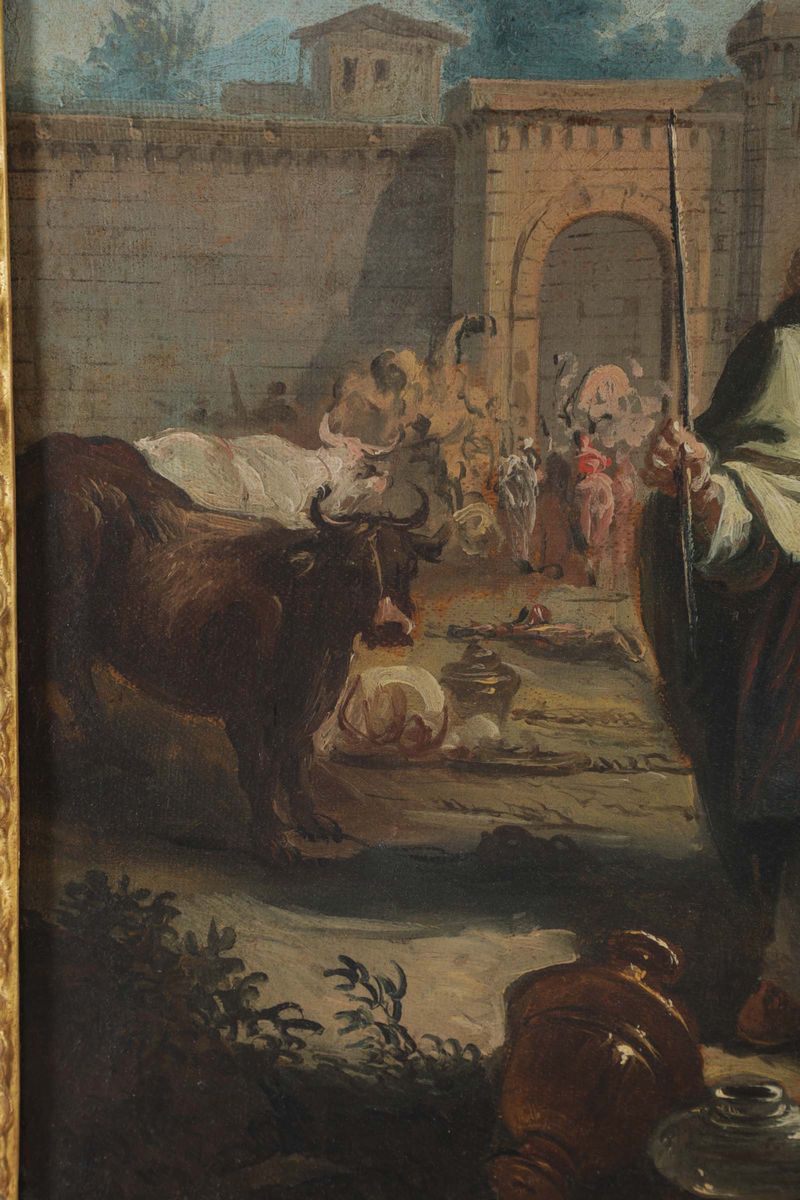 Francesco Fontebasso (1707-1769)mose e Aronne Celebrano la Pasqua Daniele nella Fossa dei Leoni