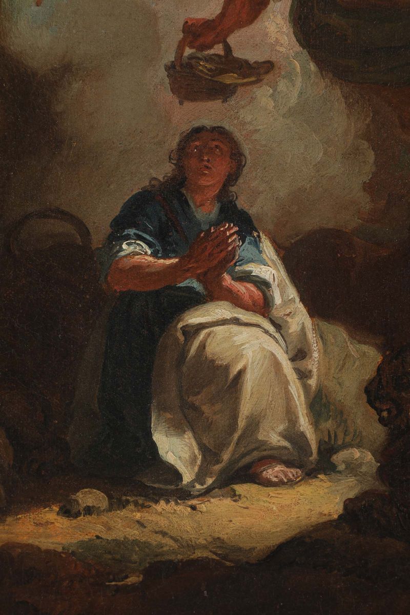Francesco Fontebasso (1707-1769)mose e Aronne Celebrano la Pasqua Daniele nella Fossa dei Leoni
