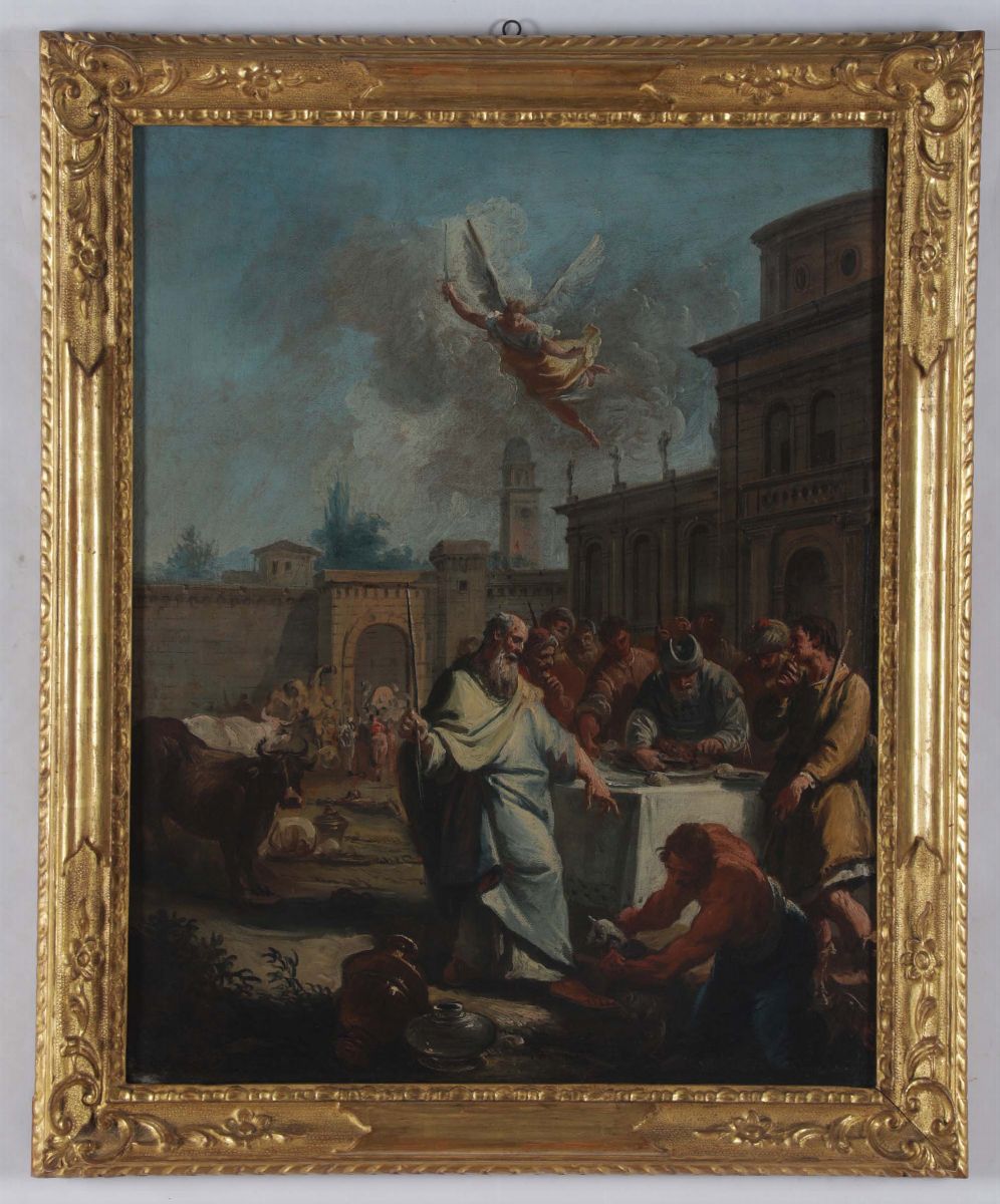 Francesco Fontebasso (1707-1769)mose e Aronne Celebrano la Pasqua Daniele nella Fossa dei Leoni