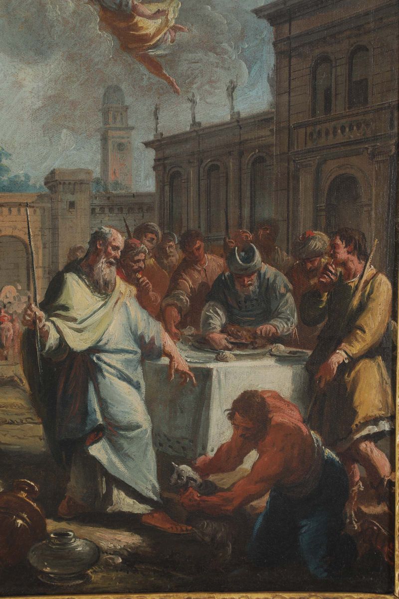 Francesco Fontebasso (1707-1769)mose e Aronne Celebrano la Pasqua Daniele nella Fossa dei Leoni