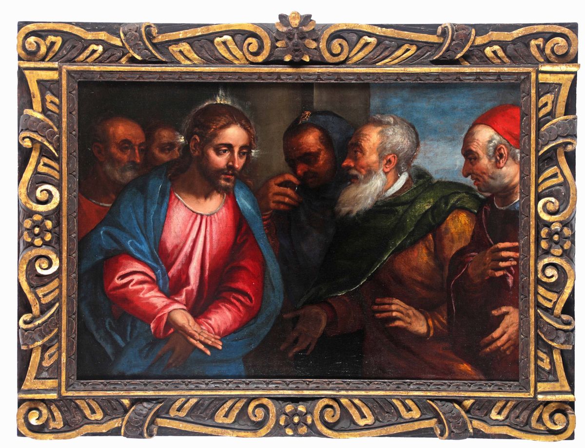 Sante Peranda (1566-1638)il Tributo della Moneta